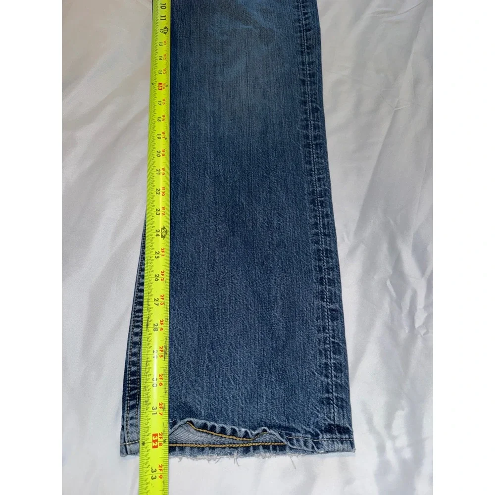 Polo Ralph Lauren Hampton Relaxed Straight Jeans Mens 36x32 Medium Wash Blue